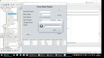 Projek Akhir PBO  "Membuat Aplikasi Data Pasien Menggunakan NetBeans dan Xampp"