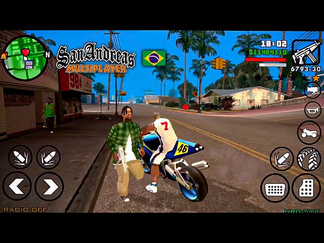 COMO JOGAR GTA SAN ANDREAS RP ONLINE COM AMIGOS PELO CELULAR DO