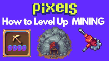 How to level up your Mining FAST Guide + 5 Drills GIVEAWAY in Pixels