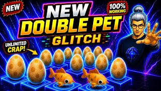 STEEL A PET | NEW UPDATE UNLIMITED CRAP 🥳 | NEW DOUBLE PET GLITCH 🤯 | NEW DIVINE PET 🐱 #glitch 
