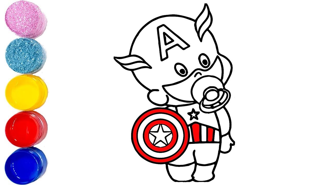 Download Captain America Minion Coloring Pages - Coloring and Drawing