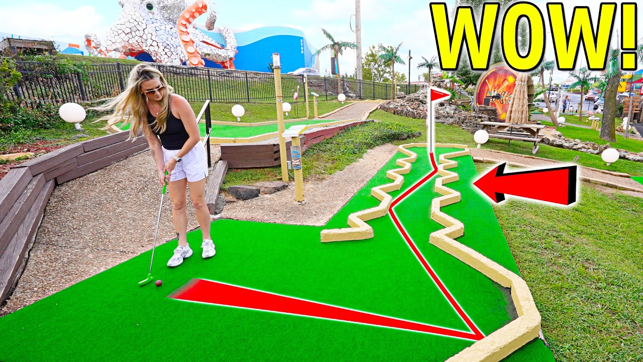 We've Never Seen an Old School Mini Golf Course Like This!