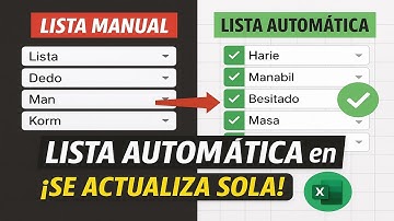 Cómo Hacer Listas Desplegables DINÁMICAS en Excel (Automáticas y Sin Errores)