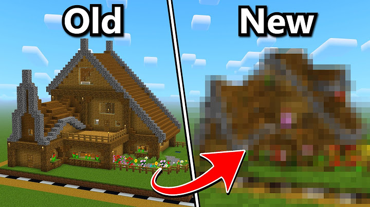 I Tried Fixing My 5 Oldest Minecraft Builds