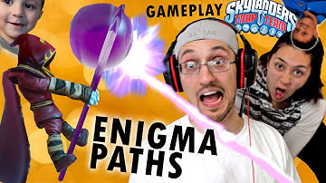 Enigma Hates Bad Breath!! Best & Worst Path Gameplay w/ Sky Dad (Skylanders Trap Team Wave 5)