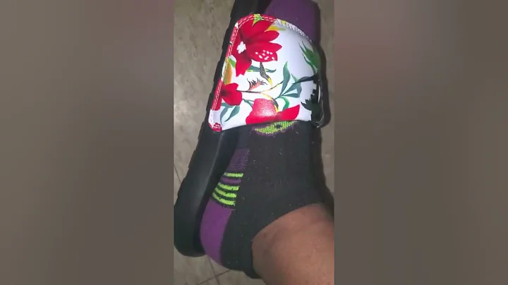 Nike Victori One Slides Print 💜TRY ON VIDEO !!!