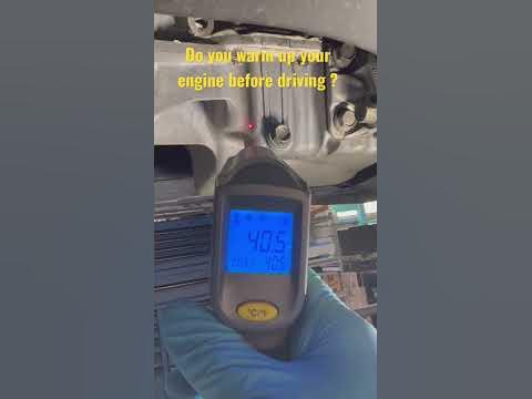 Do you warm up your engine before driving off? Specially in winter