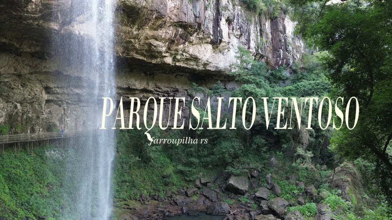 Cascata do Parque Salto Ventoso em Farroupilha RS #cachoeira #farroupilha #serragaucha