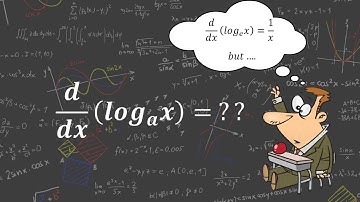 Derivative of log x base a where a ≠1 and positive