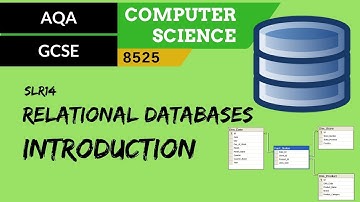 86. AQA GCSE (8525) SLR14 - 3.7 Relational databases introduction