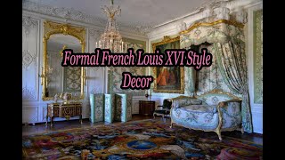 Louis XVI style is known for its classical ornamentation and motifs.