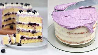 Я не пробовала ВКУСНЕЕ! Торт ЧЕРНИЧНОЕ настроение. Blueberry cake  | Vision town