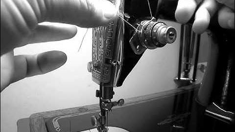 Singer 201k - threading the machine