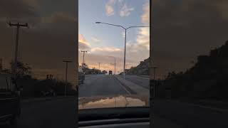 #Beautiful Sunset at 6mile Freeway#Port Moresby City. 🇵🇬