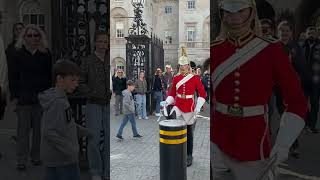 Oh My GOD Tommy #funny #kingsguard #buckinghampalace # #london #horse #horseguardsparade #tourist