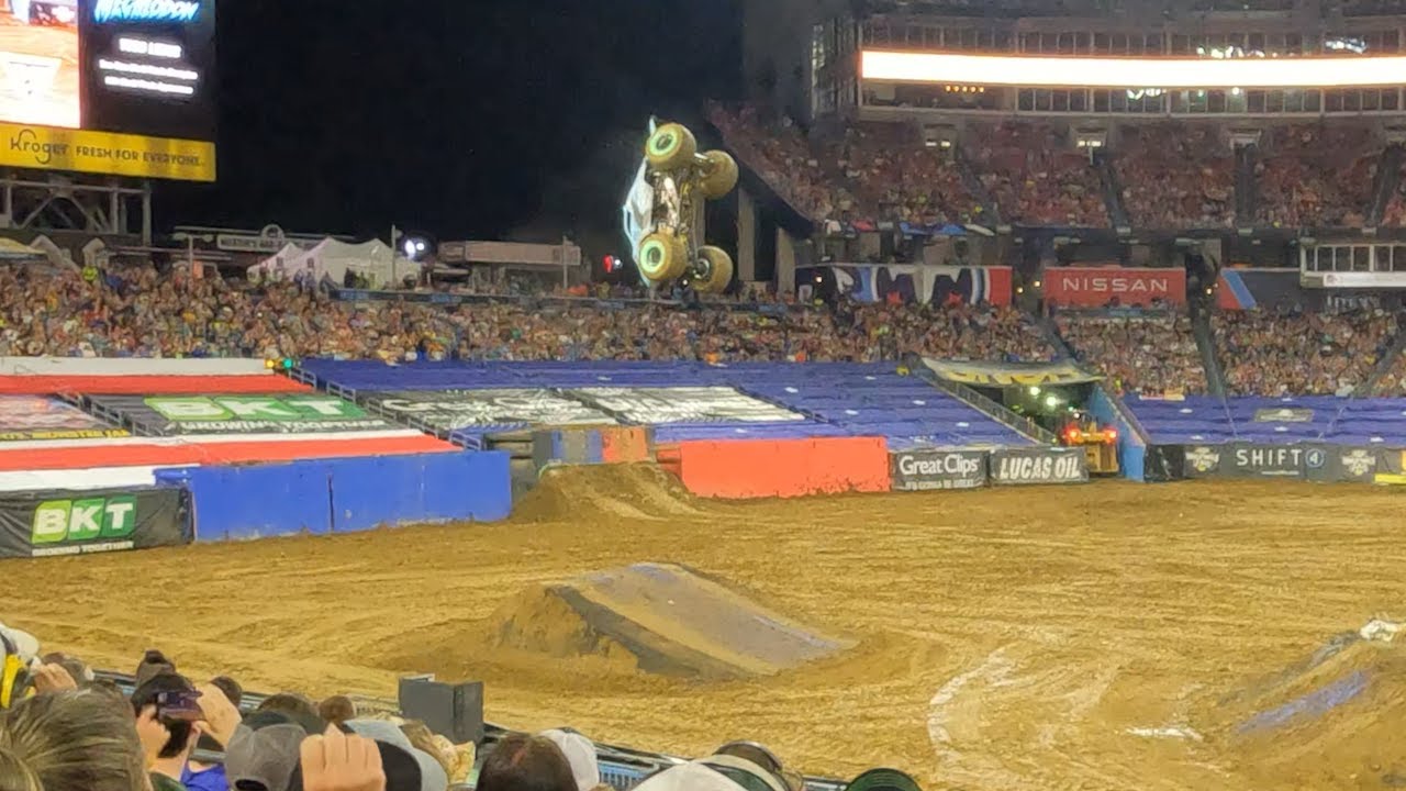 Monster Jam World Finals 2023 LeDuc Flip YouTube