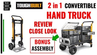 ToughBuilt StackTech 2 in 1 Convertible Hand Truck Stacktech Hand Truck