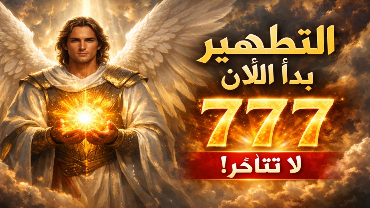 رئيس الملائكة رافائيل يأمر بإزالة كل سموم الحزن من روحك. طاقة التطهير 777