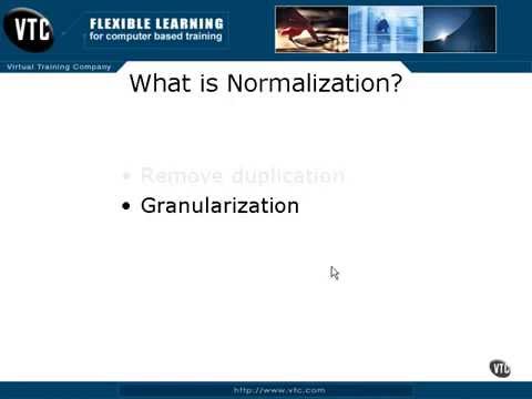 01 What is Normalization