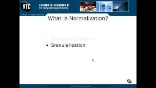 01 What is Normalization