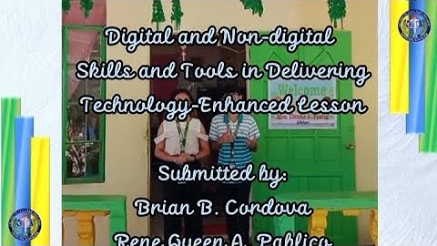 Digital and Non-digital Skills and Tools in Delivering Technology-Enhanced Lessons