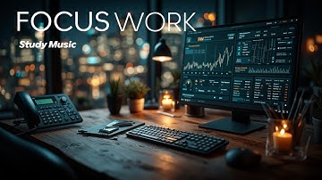 Focus Ambient Night Office | Work & Study Music | Boost Concentration & Productivity