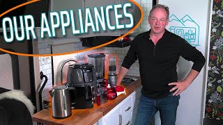 What appliances do we have in the RV Kitchen?