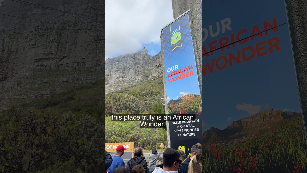 The Best Moment at Table Mountain Will Leave You Speechless #shorts #exploretheworld