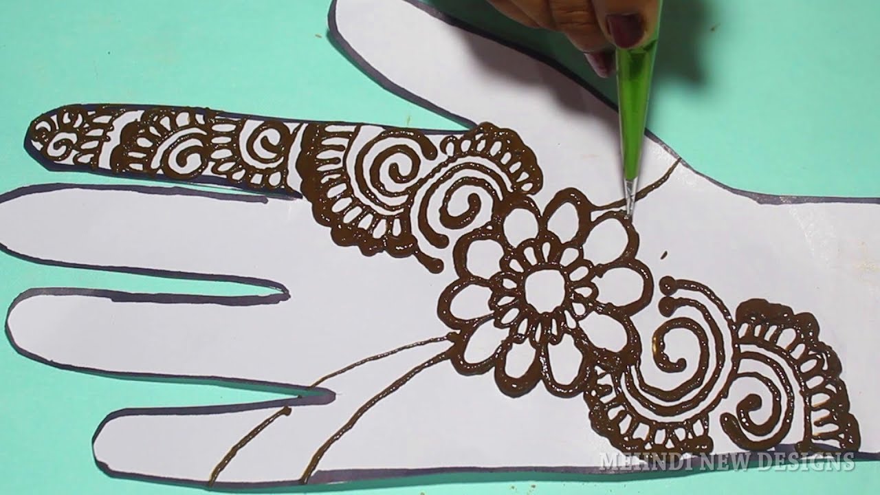 Cone Designs | Hand Flower Mehndi Designs | Flower Henna Designs ...