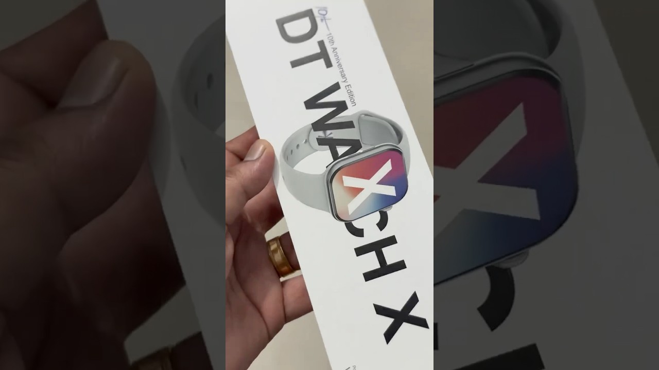 Unboxing DT Watch ⌚️ X Series 10 Super Amoled Smartwatch 