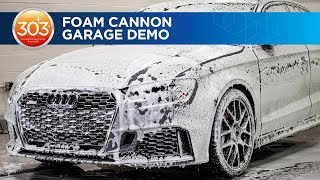 303 Foam Cannon: Garage Demonstration