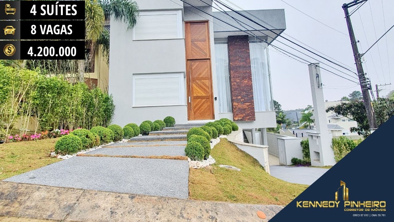 CASA COM 4 SUÍTES NO CONDOMÍNIO SWISS PARK SBC PARA VENDA / KENNEDY PINHEIRO