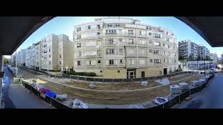 Timelapse de la transformation de la rue Duranti en rue aux écoles