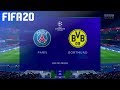 FIFA 20 - Paris Saint Germain vs. Borussia Dortmund @ Parc des Princes