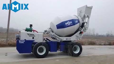 Aimix Self Loading Concrete Mixer Drving Video