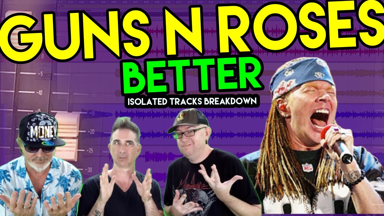 Guns N Roses - Better - [ISOLATED TRACKS - REACTION & ANALYSIS] musicians react