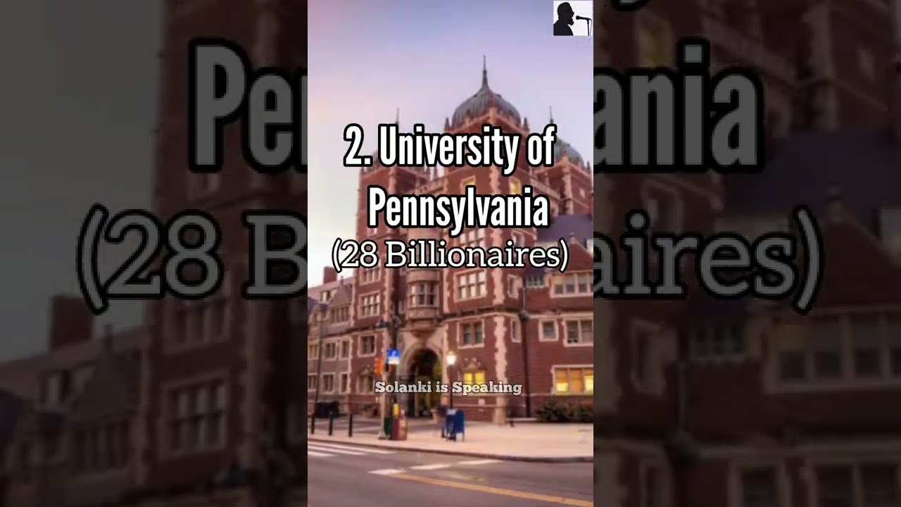 Top 5 University That Produced Most Billionaires || 