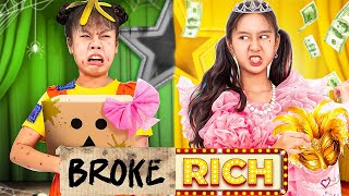 Rich Kid Vs Poor Kid At The Masked Singer Challenge - Funny Stories About Baby Doll Family