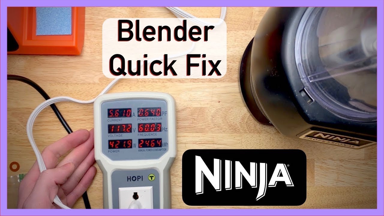 Ninja Blender Repair Rewiring YouTube