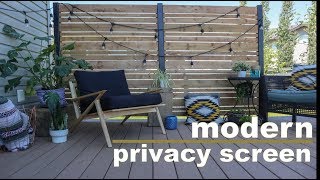 This video is about the diy deck privacy screen i built on our current
deck. was with treated fence boards and metal posts had mad...