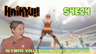 Olympic Volleyball Player Reacts to Haikyuu!! S4E24: \