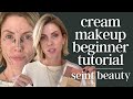 Cream makeup beginner tutorial  using seint beauty