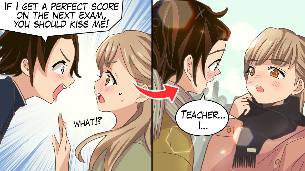 I'm A Total Failure At School. I Asked My Hot Teacher To Kiss Me If I