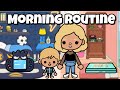 Young Mom and Toddler Morning Routine | Toca life world
