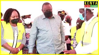 WAIGURU TAKES UHURU ON A TOUR ACROSS KIRINYAGA