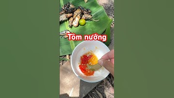 Tôm nướng #viral #fishing #shortvideo #mientay