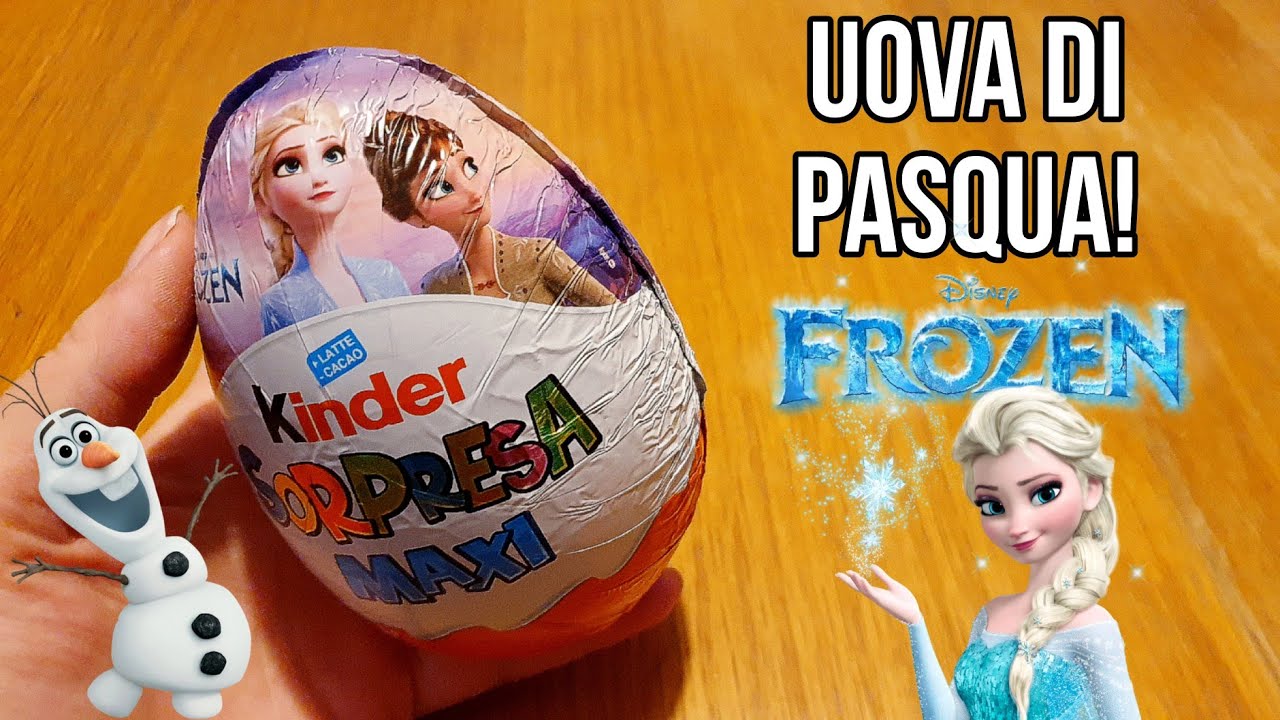 UOVA DI PASQUA KINDER DI FROZEN!!!