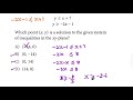 #SA #satmath #collegeboard #howto graph compound inequalities Q22. Bundle 8, Module 1