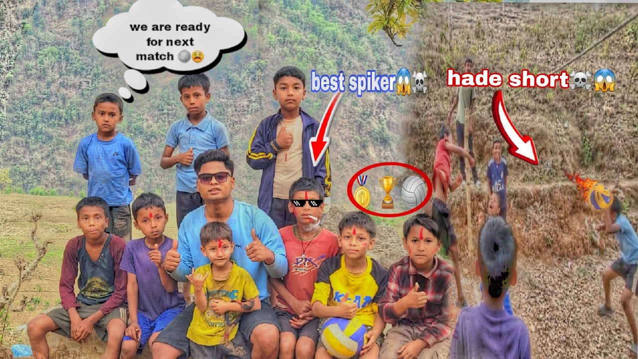 येस्तो हाना हान् गेम..🏐😱..?NEXT LEVEL VOLLEYBALL SKILLS  FORM OUR YOUNG CHAMPIONS!!🌟😱🗿#soonarvlog77