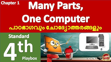 Class 4 ICT Chapter 1 Many Parts One Computer | Kite Victers Std 4 Unit 1 | English Medium